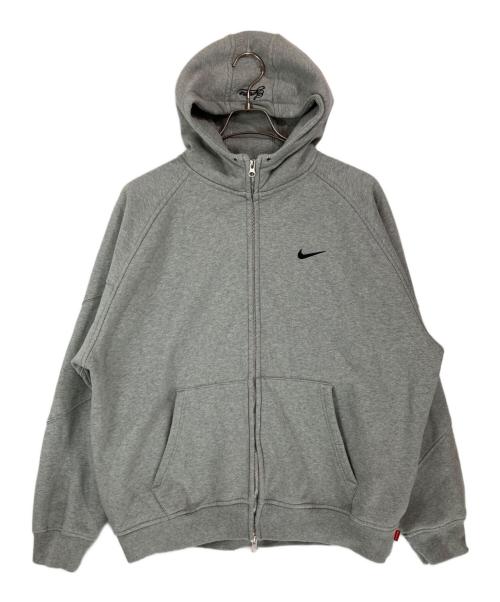 NIKE（ナイキ）NIKE (ナイキ) Supreme (シュプリーム) Zip Up Hooded Sweatshirt Heather Grey サイズ:Lの古着・服飾アイテム