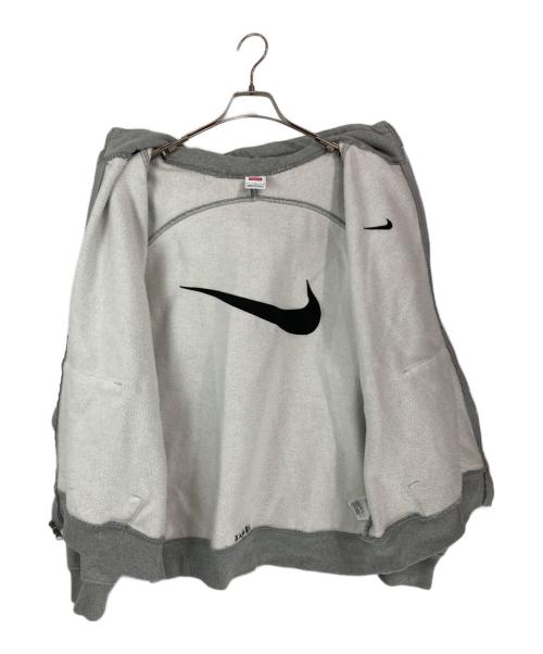 NIKE（ナイキ）NIKE (ナイキ) Supreme (シュプリーム) Zip Up Hooded Sweatshirt Heather Grey サイズ:Lの古着・服飾アイテム