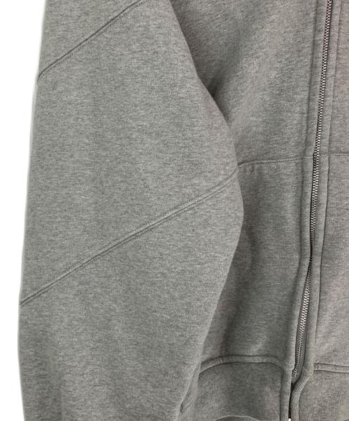 NIKE（ナイキ）NIKE (ナイキ) Supreme (シュプリーム) Zip Up Hooded Sweatshirt Heather Grey サイズ:Lの古着・服飾アイテム