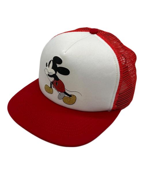 SUPREME（シュプリーム）Supreme (シュプリーム) NUMBER (N)INE (ナンバーナイン) Mickey Mouse Cap レッド サイズ:58cmの古着・服飾アイテム