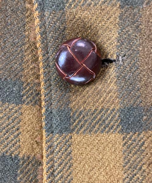 PENDLETON（ペンドルトン）PENDLETON (ペンドルトン) グレンチェックウールコート ブラウン サイズ:不明の古着・服飾アイテム