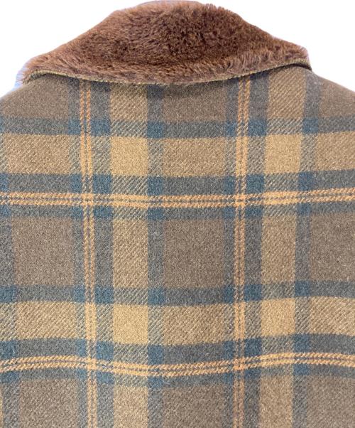 PENDLETON（ペンドルトン）PENDLETON (ペンドルトン) グレンチェックウールコート ブラウン サイズ:不明の古着・服飾アイテム