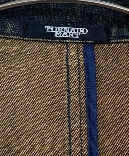 TORNADO MART（トルネードマート）TORNADO MART (トルネードマート) デニムテーラードジャケット インディゴ サイズ:Ⅿの古着・服飾アイテム
