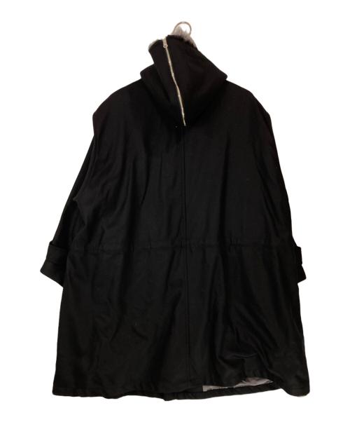 IENA（イエナ）IENA (イエナ) ウーステッドフランネルモッズコート ブラック サイズ:38の古着・服飾アイテム