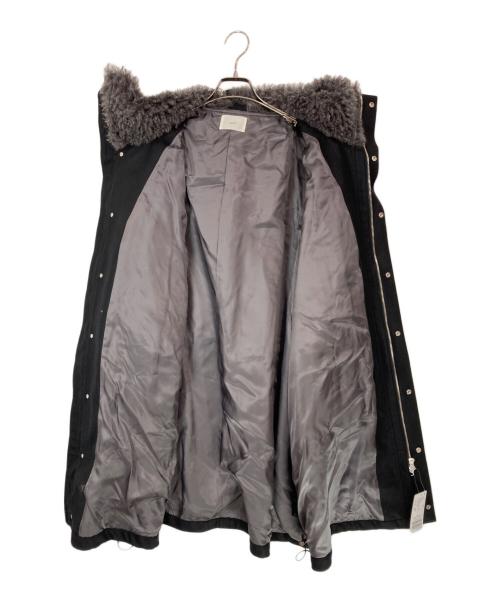 IENA（イエナ）IENA (イエナ) ウーステッドフランネルモッズコート ブラック サイズ:38の古着・服飾アイテム