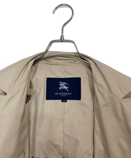 BURBERRY LONDON（バーバリーロンドン）BURBERRY LONDON (バーバリーロンドン) ショートトレンチコート ベージュ サイズ:40の古着・服飾アイテム