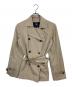 BURBERRY LONDON（バーバリーロンドン）の古着「ショートトレンチコート」｜ベージュ