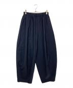 Curensologyカレンソロジー）の古着「ウールドロストパンツ」｜ネイビー