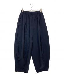 Curensology（カレンソロジー）の古着「ウールドロストパンツ」｜ネイビー