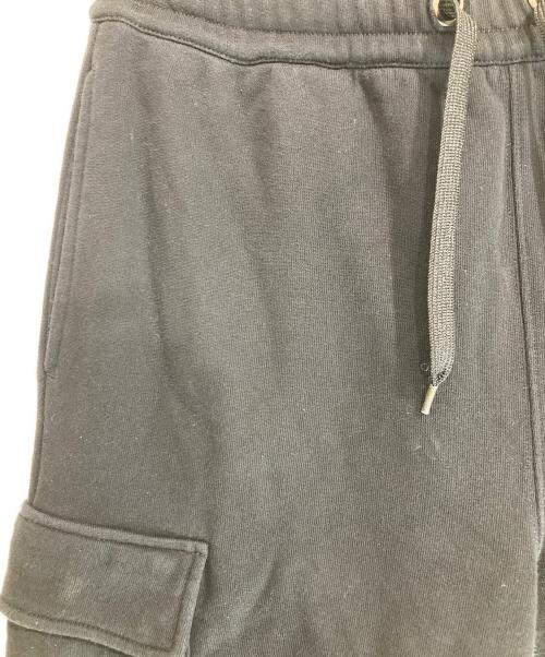 BURBERRY（バーバリー）BURBERRY (バーバリー) Horseferry Print Cotton Drawcord Shorts ブラック サイズ:Sの古着・服飾アイテム