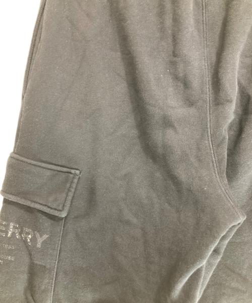 BURBERRY（バーバリー）BURBERRY (バーバリー) Horseferry Print Cotton Drawcord Shorts ブラック サイズ:Sの古着・服飾アイテム