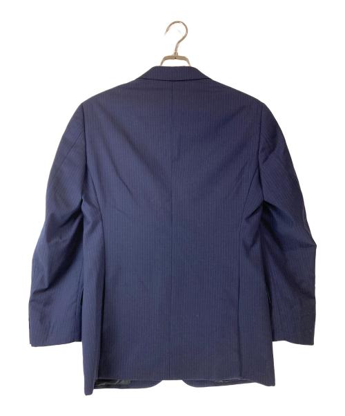EMPORIO ARMANI（エンポリオ アルマーニ）EMPORIO ARMANI (エンポリオ アルマーニ) ストライプ2Bジャケット ネイビー サイズ:44の古着・服飾アイテム