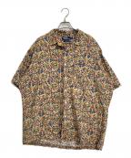 POLO RALPH LAURENポロ・ラルフローレン）の古着「オープンカラー半袖総柄シャツ」｜ベージュ