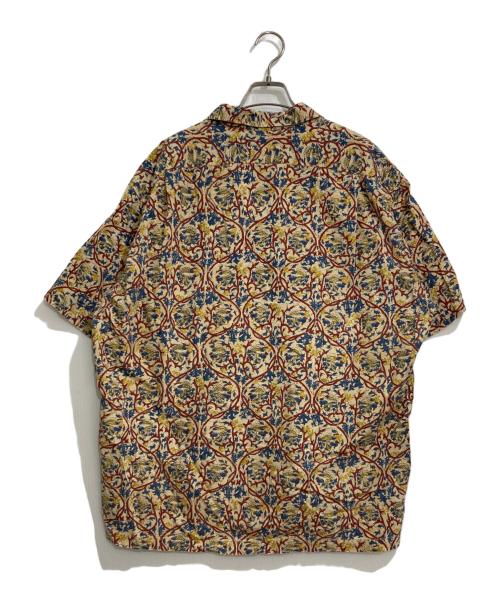 POLO RALPH LAUREN（ポロ・ラルフローレン）POLO RALPH LAUREN (ポロ・ラルフローレン) オープンカラー半袖総柄シャツ ベージュ サイズ:XLの古着・服飾アイテム