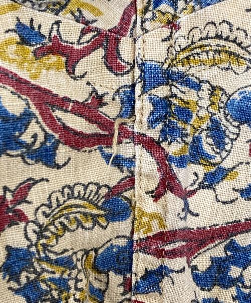 POLO RALPH LAUREN（ポロ・ラルフローレン）POLO RALPH LAUREN (ポロ・ラルフローレン) オープンカラー半袖総柄シャツ ベージュ サイズ:XLの古着・服飾アイテム