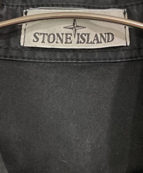 STONE ISLAND（ストーンアイランド）STONE ISLAND (ストーンアイランド) コットンシャツ ブラック サイズ:Ⅿの古着・服飾アイテム
