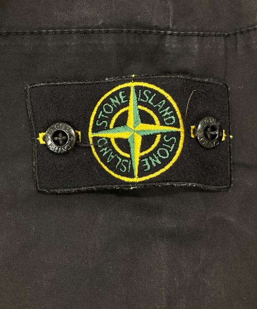 STONE ISLAND（ストーンアイランド）STONE ISLAND (ストーンアイランド) コットンシャツ ブラック サイズ:Ⅿの古着・服飾アイテム
