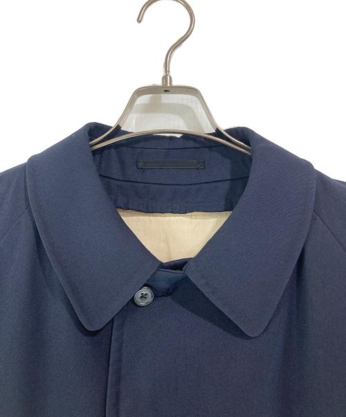 Aquascutum（アクアスキュータム）Aquascutum (アクアスキュータム) ライナー付きステンカラーコート ネイビー サイズ:40の古着・服飾アイテム