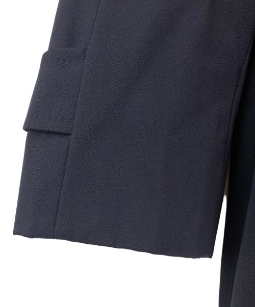 Aquascutum（アクアスキュータム）Aquascutum (アクアスキュータム) ライナー付きステンカラーコート ネイビー サイズ:40の古着・服飾アイテム
