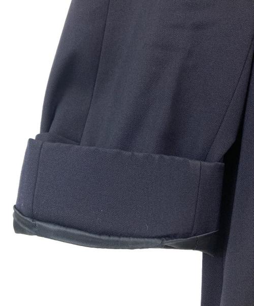 Aquascutum（アクアスキュータム）Aquascutum (アクアスキュータム) ライナー付きステンカラーコート ネイビー サイズ:40の古着・服飾アイテム