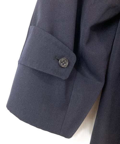 Aquascutum（アクアスキュータム）Aquascutum (アクアスキュータム) ライナー付きステンカラーコート ネイビー サイズ:40の古着・服飾アイテム