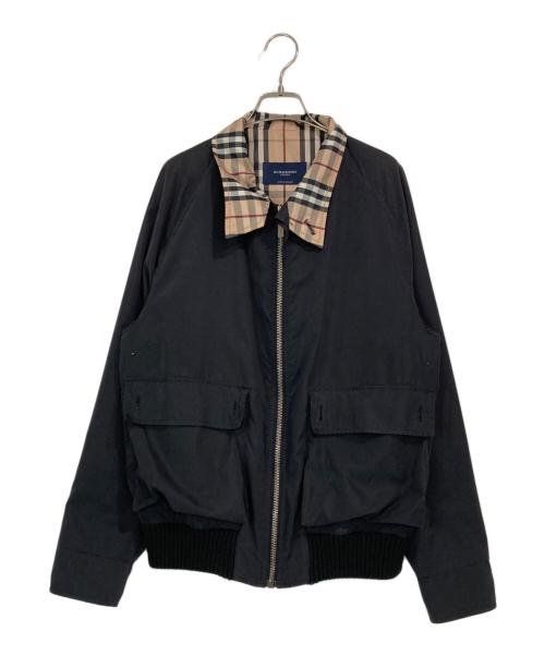 BURBERRY LONDON（バーバリーロンドン）BURBERRY LONDON (バーバリーロンドン) 裏ノヴァチェックブルゾン ブラック サイズ:-の古着・服飾アイテム