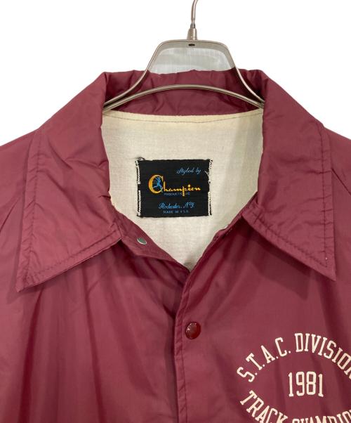 Champion（チャンピオン）Champion (チャンピオン) 60~70'sコーチジャケット ワインレッド サイズ:-の古着・服飾アイテム