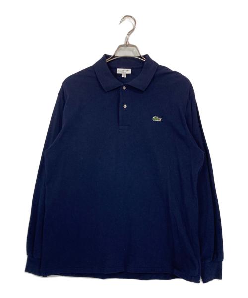LACOSTE（ラコステ）LACOSTE (ラコステ) 長袖ポロシャツ ネイビー サイズ:XLの古着・服飾アイテム