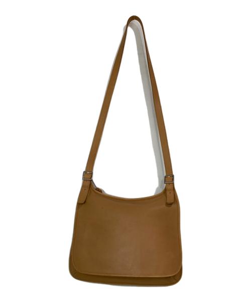 COACH（コーチ）COACH (コーチ) レザーショルダーバッグ ベージュの古着・服飾アイテム
