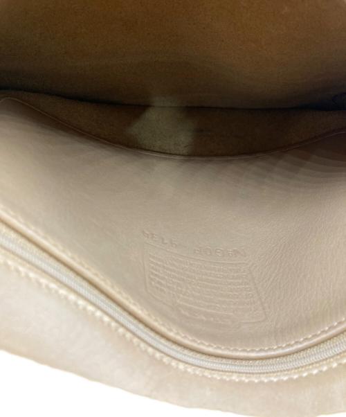 COACH（コーチ）COACH (コーチ) レザーショルダーバッグ ベージュの古着・服飾アイテム