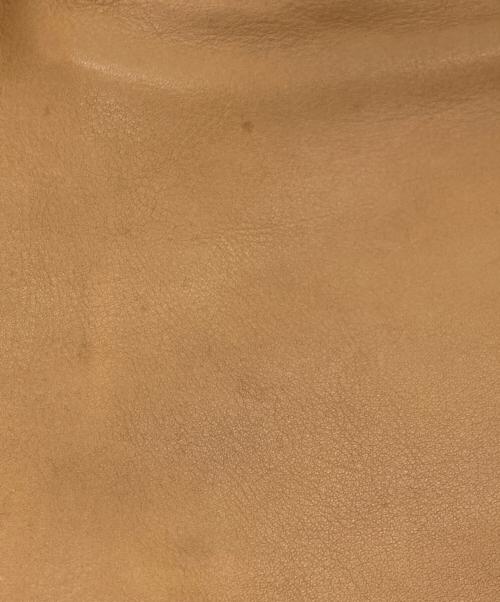 COACH（コーチ）COACH (コーチ) レザーショルダーバッグ ベージュの古着・服飾アイテム