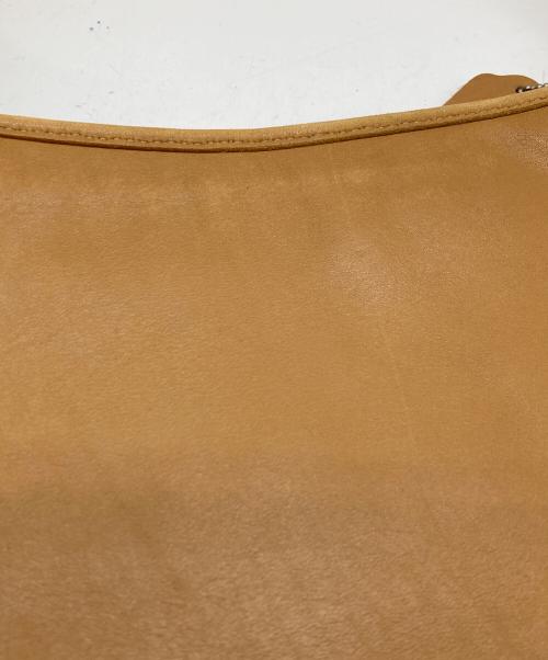 COACH（コーチ）COACH (コーチ) レザーショルダーバッグ ベージュの古着・服飾アイテム
