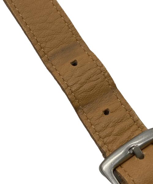 COACH（コーチ）COACH (コーチ) レザーショルダーバッグ ベージュの古着・服飾アイテム