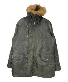 ALPHA（アルファ）の古着「N-3Bタイプコート」｜グリーン