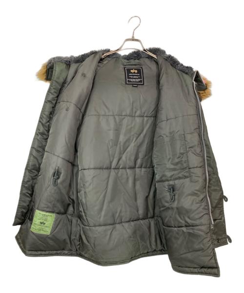 ALPHA（アルファ）ALPHA (アルファ) N-3Bタイプコート グリーン サイズ:Lの古着・服飾アイテム