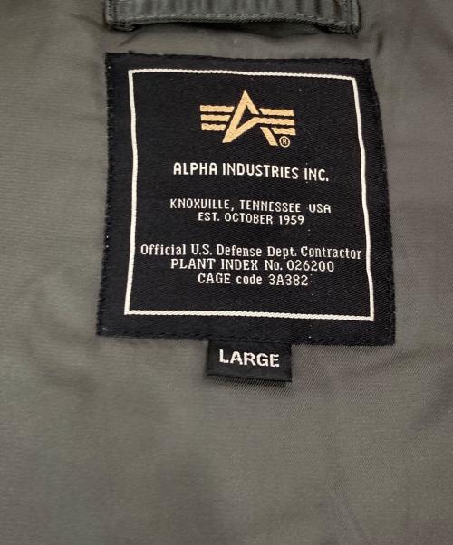 ALPHA（アルファ）ALPHA (アルファ) N-3Bタイプコート グリーン サイズ:Lの古着・服飾アイテム