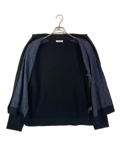 STUDIOUS（ステュディオス）STUDIOUS (ステュディオス) ニット ジャガードジップニットブルゾン ブルー サイズ:1の古着・服飾アイテム