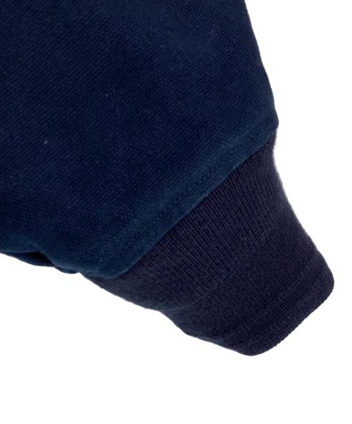 Time is on（タイムイズオン）Time is on (タイムイズオン) COTTON DUCK JUMPER ネイビーの古着・服飾アイテム