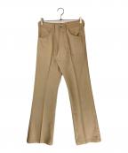 DAIRIKUダイリク）の古着「Flare Pressed Pants」｜ベージュ