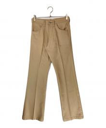 DAIRIKU（ダイリク）の古着「Flare Pressed Pants」｜ベージュ