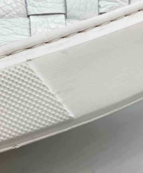 Per noi（ペルノイ）Per noi (ペルノイ) スリッポン ホワイト サイズ:25の古着・服飾アイテム