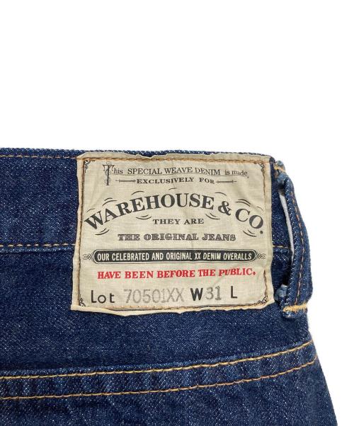 WAREHOUSE（ウエアハウス）WAREHOUSE (ウエアハウス) デニムパンツ インディゴ サイズ:Ｗ31の古着・服飾アイテム