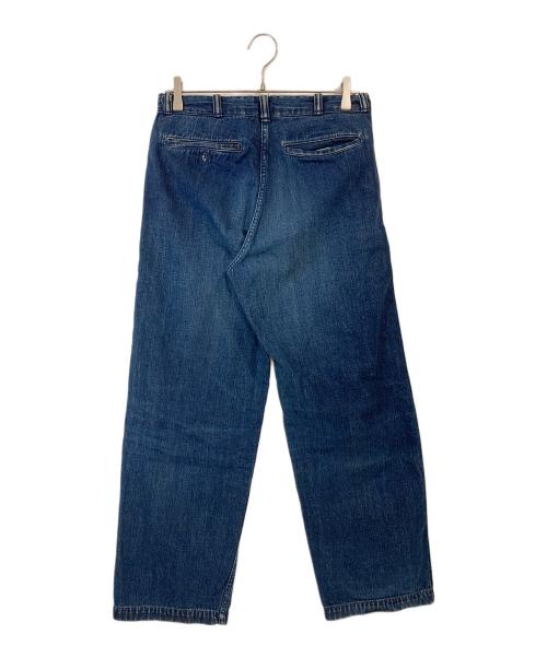 WAREHOUSE（ウエアハウス）WAREHOUSE (ウエアハウス) アーミーデニムトラウザー インディゴ サイズ:Ｍの古着・服飾アイテム