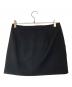 Whim Gazette (ウィムガゼット) ウールギャバミニスカート ブラック サイズ:38 未使用品：8000円