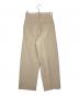 Whim Gazette (ウィムガゼット) ワイドタックパンツ ベージュ サイズ:38 未使用品：8000円