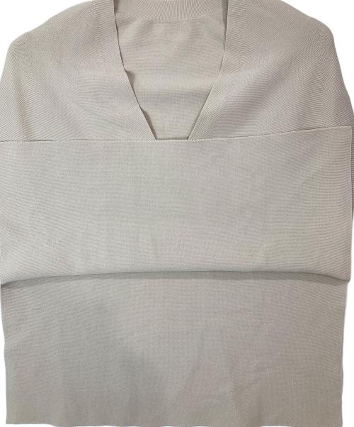 Whim Gazette（ウィムガゼット）Whim Gazette (ウィムガゼット) ホールガーメントプルオーバー ベージュ サイズ:FREEの古着・服飾アイテム