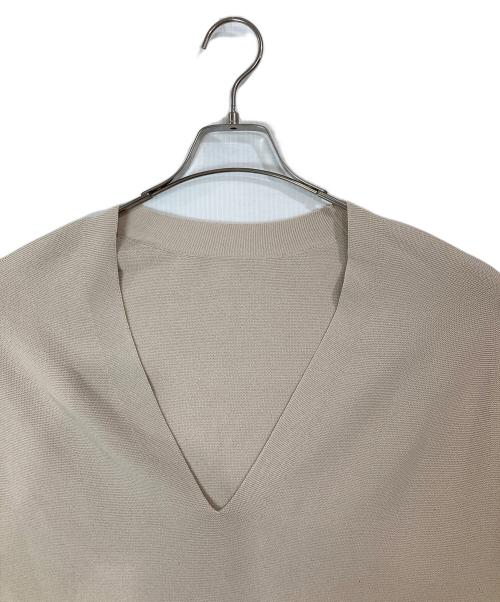 Whim Gazette（ウィムガゼット）Whim Gazette (ウィムガゼット) ホールガーメントプルオーバー ベージュ サイズ:FREEの古着・服飾アイテム