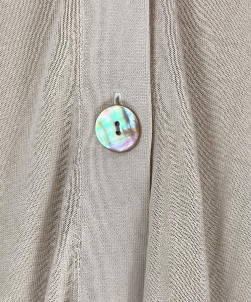 Whim Gazette（ウィムガゼット）Whim Gazette (ウィムガゼット) ハイゲージテンジクロングカーディガン ベージュ サイズ:FREE 未使用品の古着・服飾アイテム