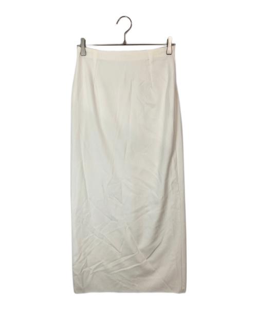 Whim Gazette（ウィムガゼット）Whim Gazette (ウィムガゼット) ジャージーIラインロングスカート ベージュ サイズ:FREEの古着・服飾アイテム