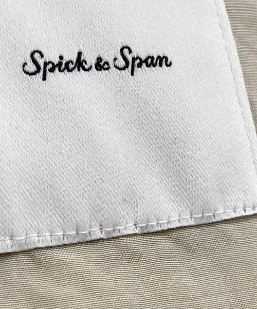 Spick and Span（スピック＆スパン）Spick and Span (スピック＆スパン) リネンノーカラージャケット ベージュ サイズ:36の古着・服飾アイテム